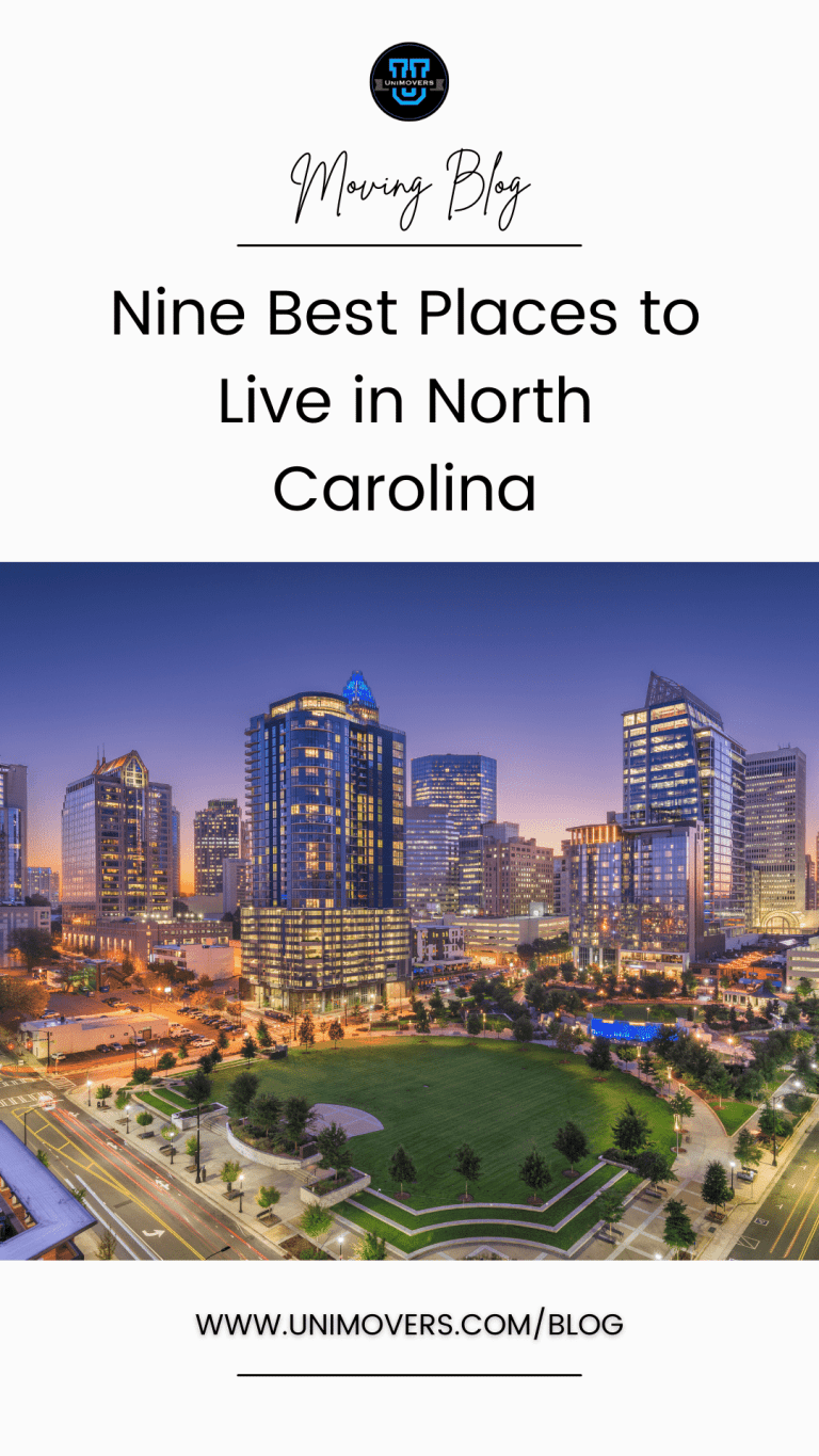 Nine Best Places to Live in North Carolina • UniMovers